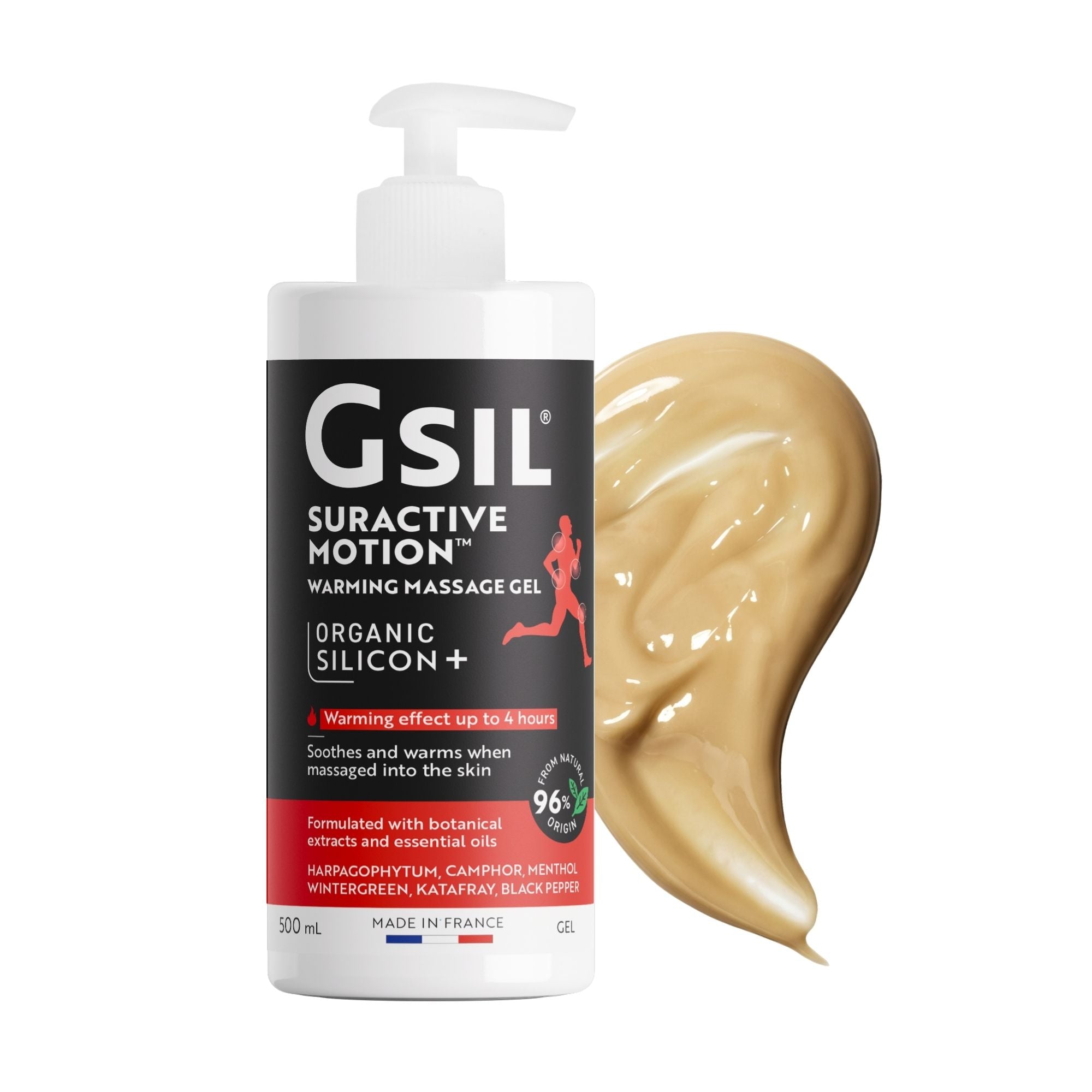 Warming Massage Gel — 500 mL | GSIL Suractive Motion