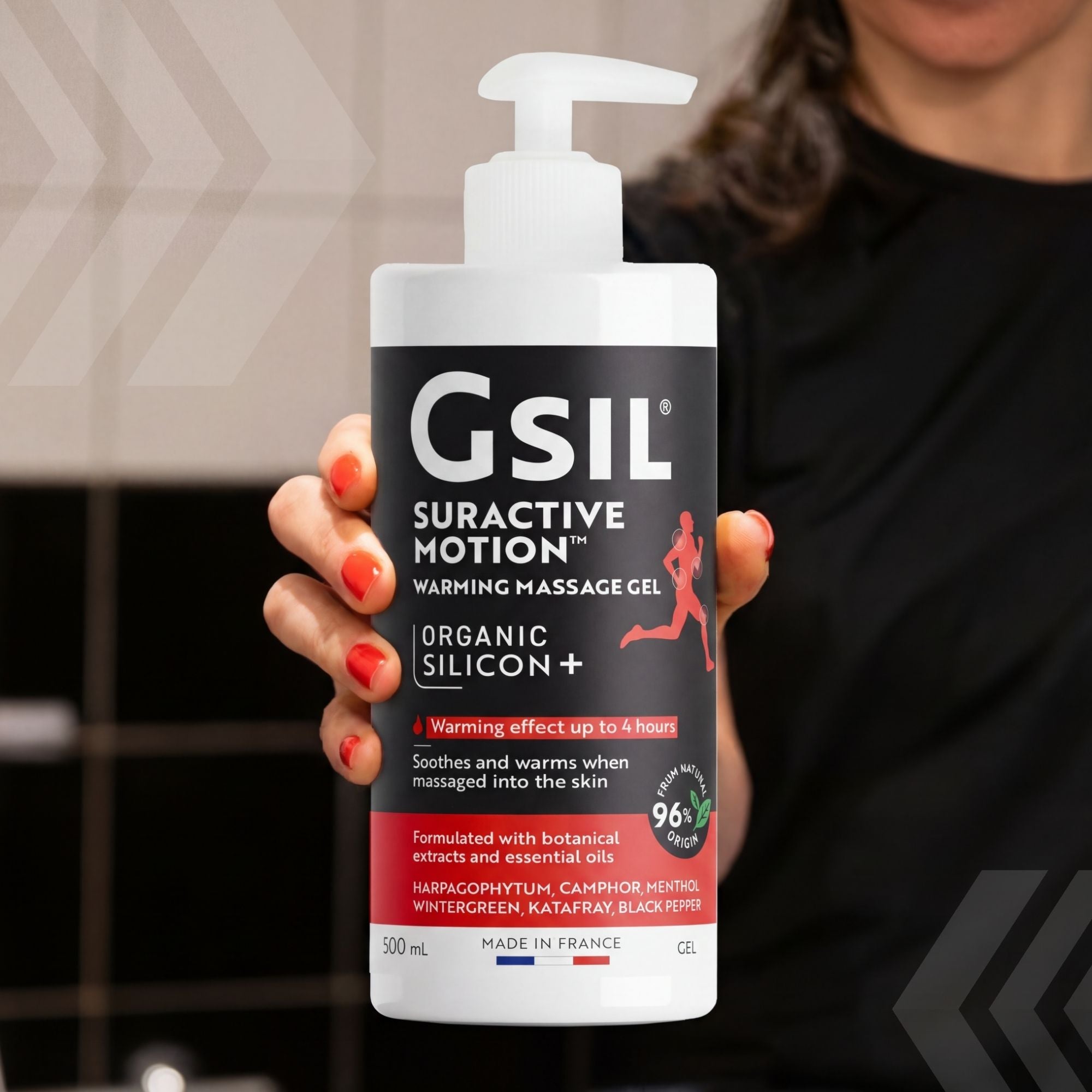 Warming Massage Gel — 500 mL | GSIL Suractive Motion
