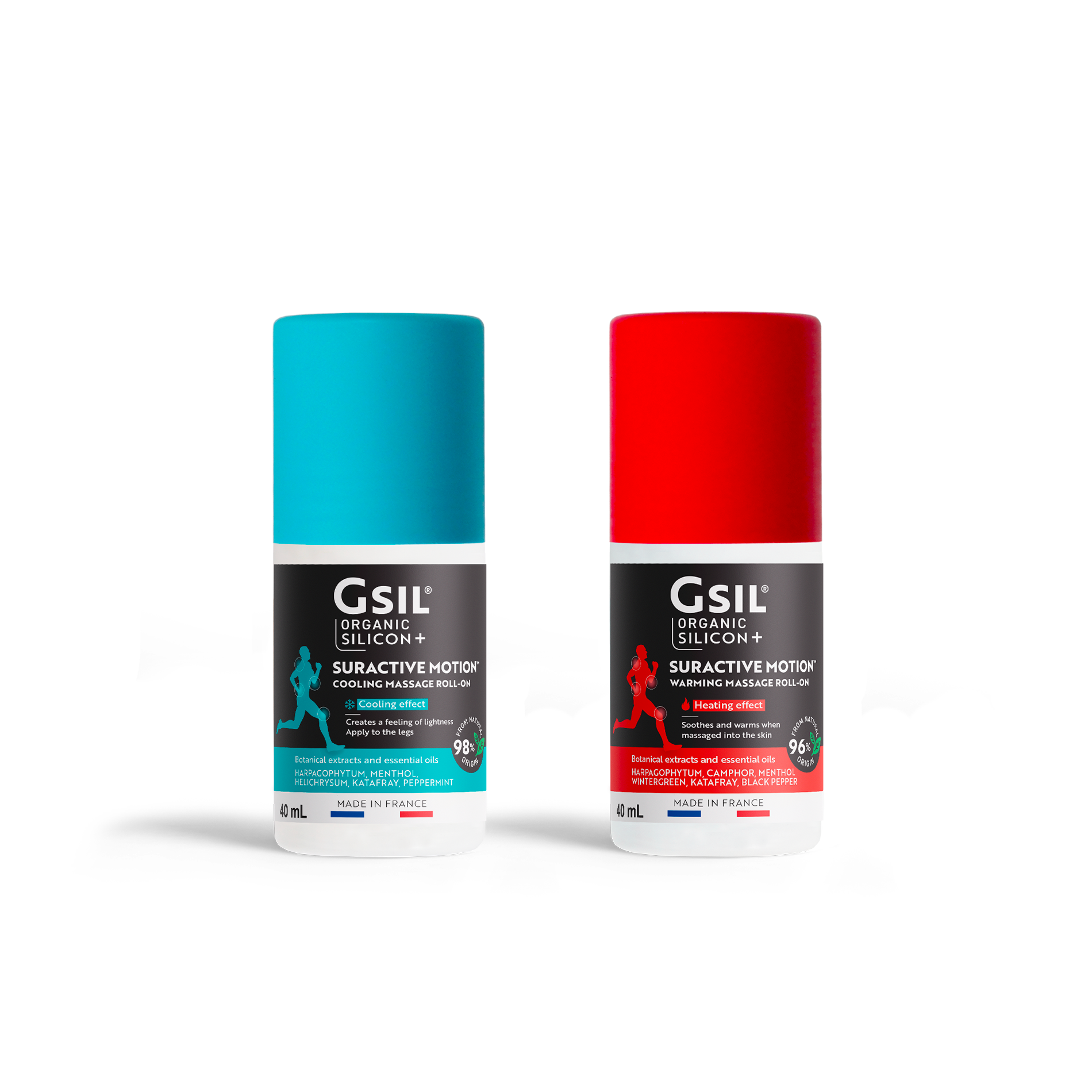 GSIL Roll-On Bundle | Warming and Cooling Massage Gels