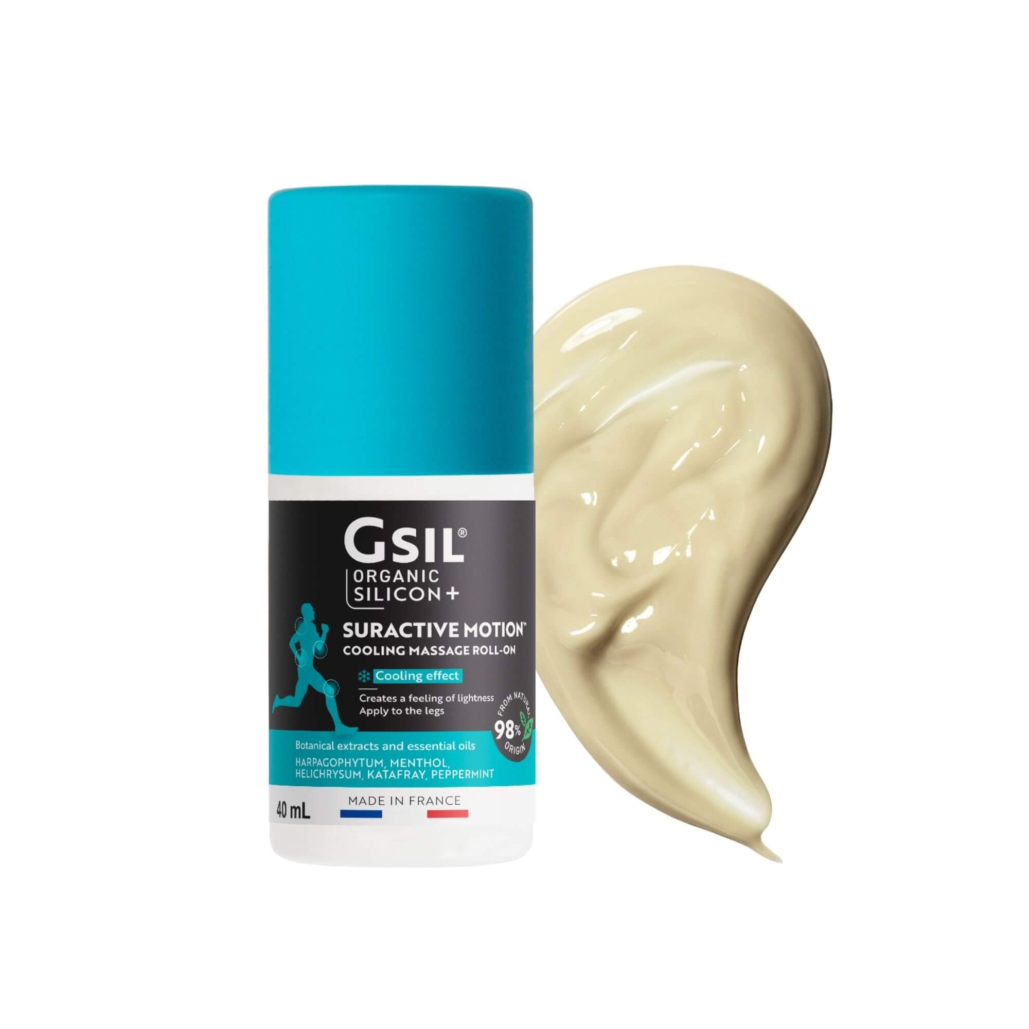Cooling Massage Roll-On — 40 mL | GSIL Suractive Motion