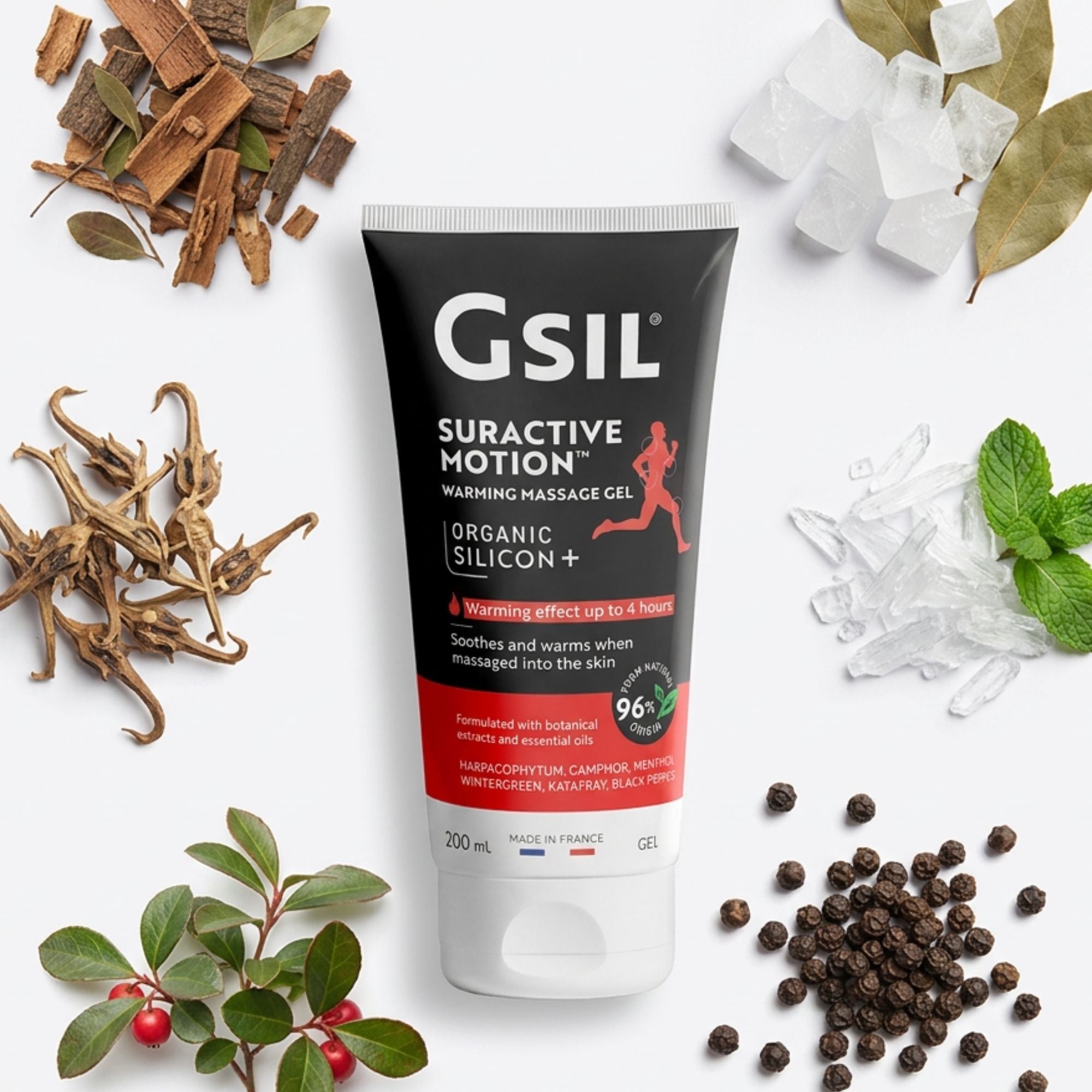 Warming Massage Gel for Active Lifestyles – 200 mL | GSIL