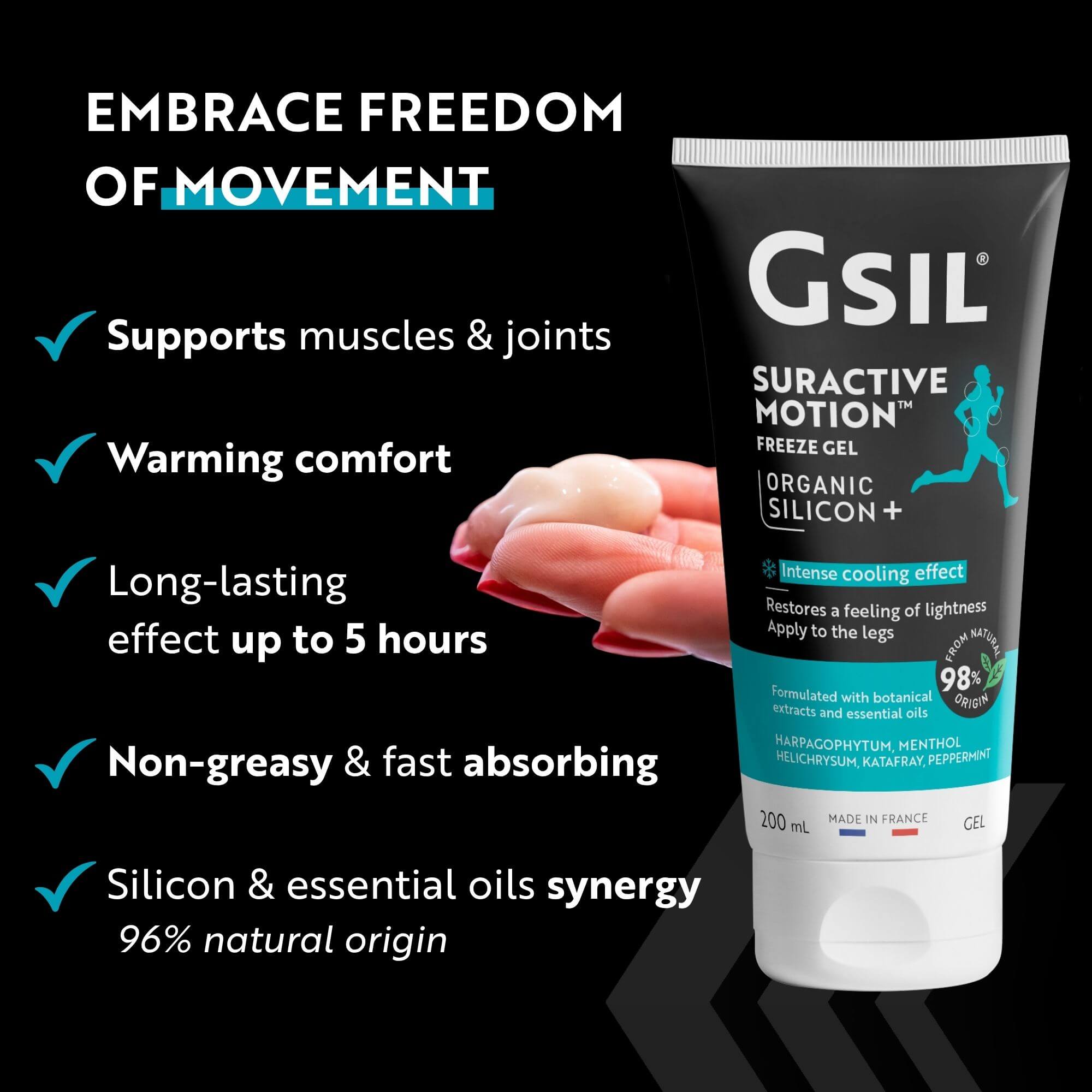 Cooling Massage Gel – 200 mL | GSIL